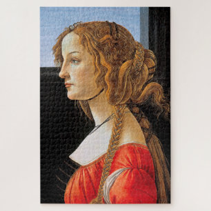 Puzzle Portrait d'une dame, Sandro Botticelli
