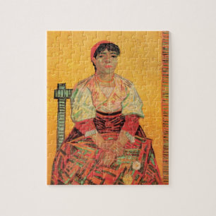 Puzzle Portrait d'une femme italienne par Vincent van Gog
