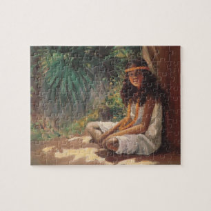 Puzzle Portrait d'une fille polynésienne - Hélène T.