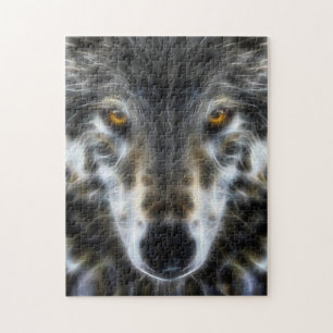 Puzzle Portrait Inspirant Loup des Bois