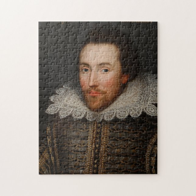 Puzzle Portrait vintage de William Shakespeare (Vertical)