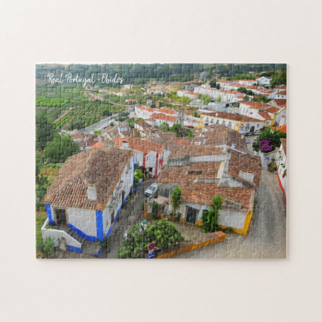 Puzzle Portugal réel - Obidos (Horizontal)