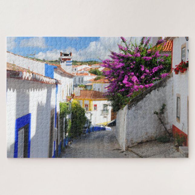 Puzzle Portugal réel - Obidos (Horizontal)