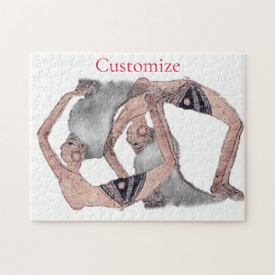 Puzzle Pose de yoga vintage en arrière Thunder_Cove