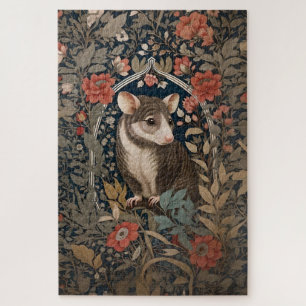 Puzzle Possum William Morris Inspiré Floral