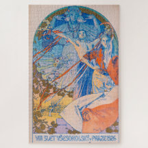 Poster d'Alphonse Mucha pour le Sokol Festival (19