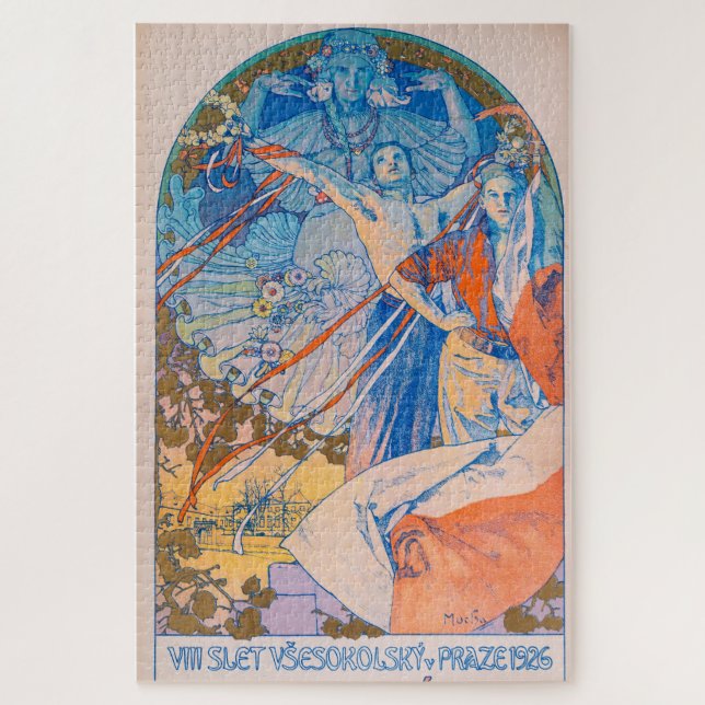 Puzzle Poster d'Alphonse Mucha pour le Sokol Festival (19 (Vertical)