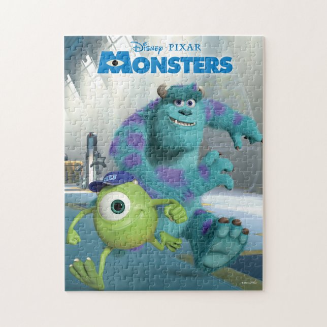 Puzzle Poster de cinéma Disney Pixar Monsters (Vertical)