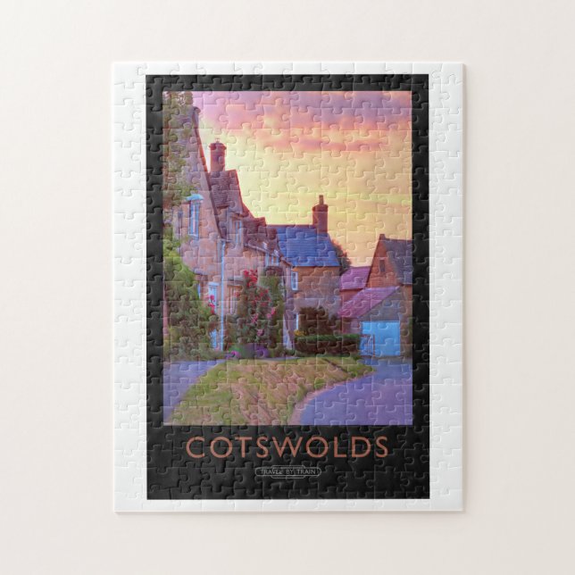 Puzzle Poster de Cotswolds (Vertical)