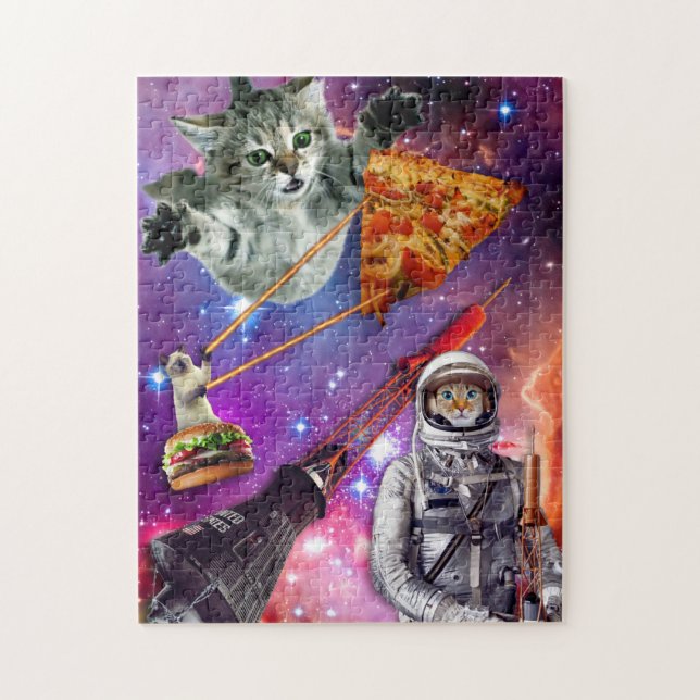 Puzzle Poster de la Fédération de l'Espace Chat (Vertical)
