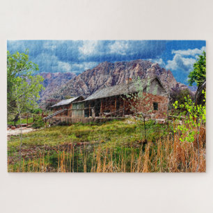 Puzzle Poster du Cabine rustique Spring Mountain Ranch Ne