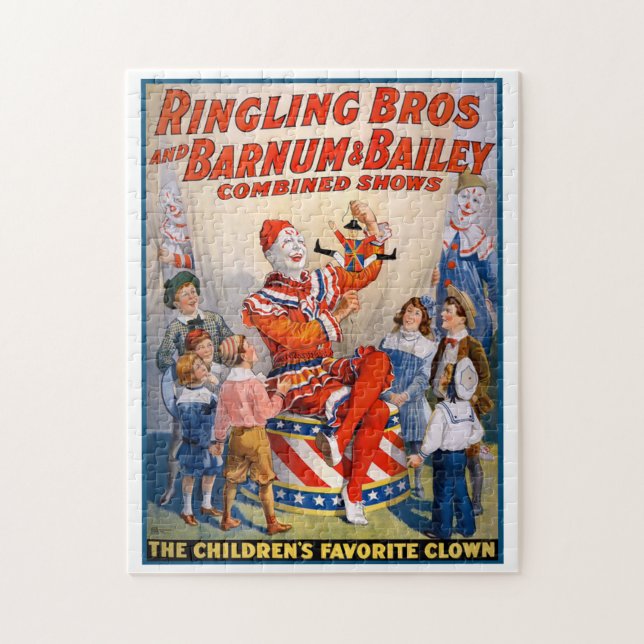 Puzzle Poster du cirque Ringling Bros et Barnum & Bailey (Vertical)