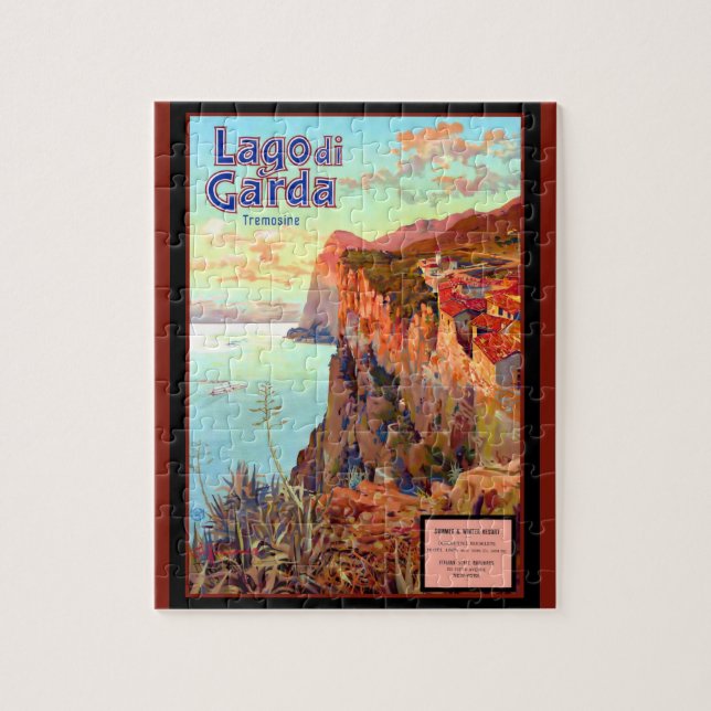 Puzzle Poster du lac de Garde (Vertical)