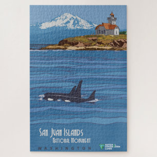 Puzzle Poster du Monument National des Îles San Juan