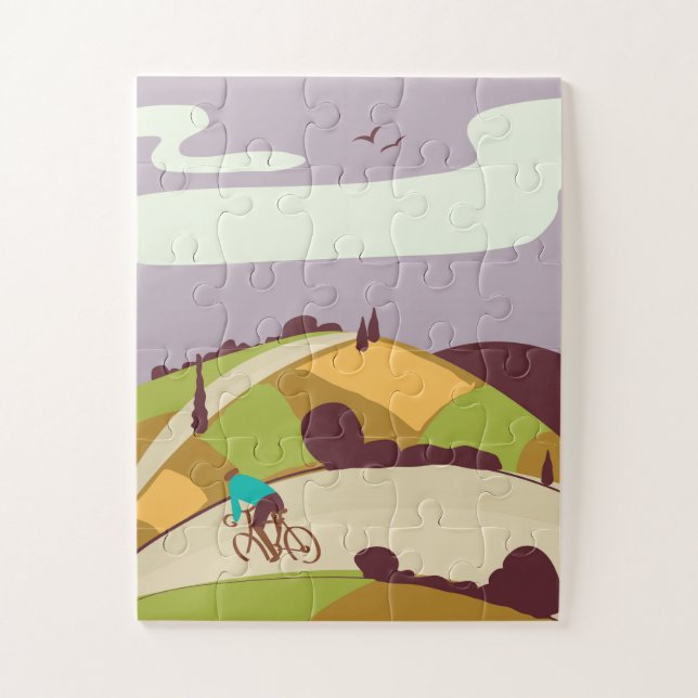 Puzzle Poster vintage Cyclisme (Vertical)