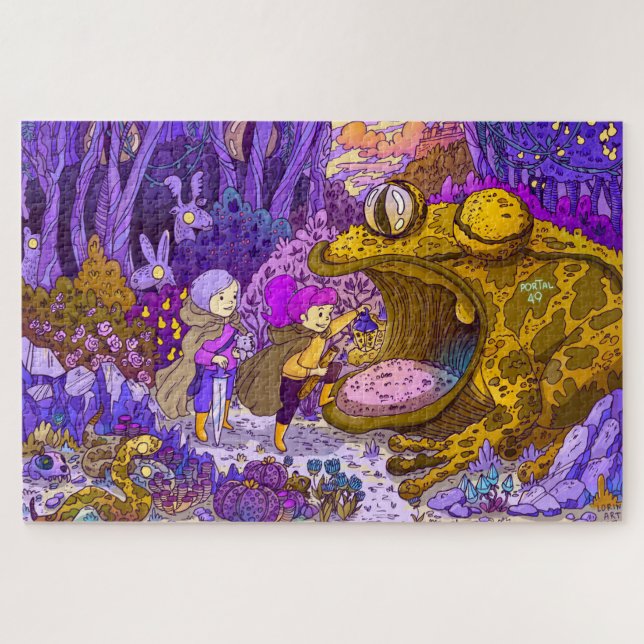 Puzzle Potal de grenouille magique (Horizontal)