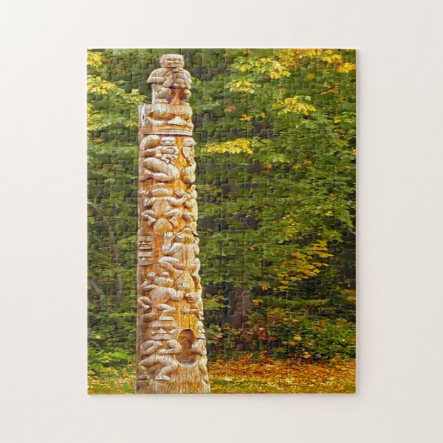 Puzzle Poteau Totem Vancouver. (Vertical)