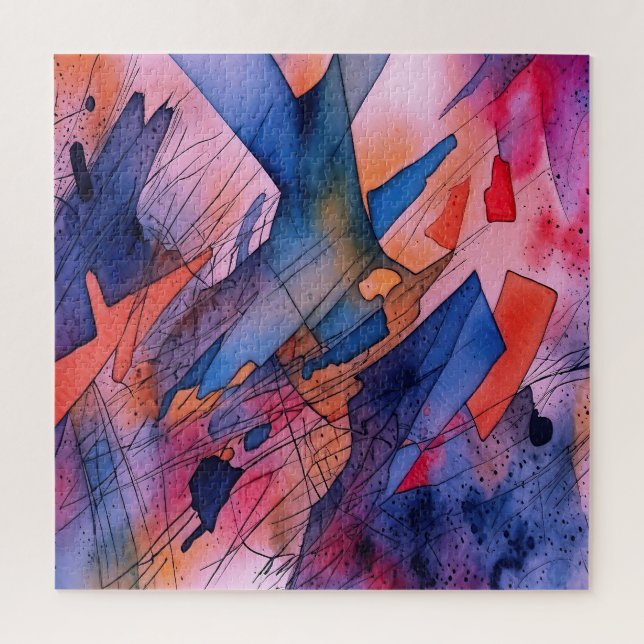 Puzzle "Potentiel libéré" Art Abstrait contemporain (Vertical)