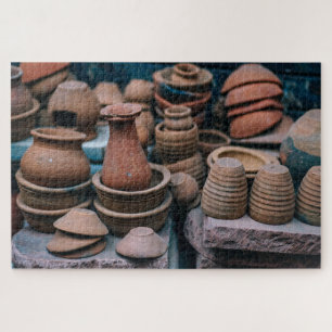 Puzzle Poterie Vintage en argile rustique