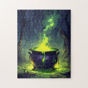 Puzzle Potion magique éclatante Cauldron Halloween