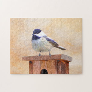 Puzzle Poulet sur la peinture d'oiseaux Art original