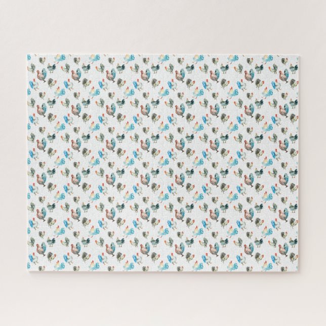 Puzzle Poulets Amateurs De Poules De Pays (Horizontal)