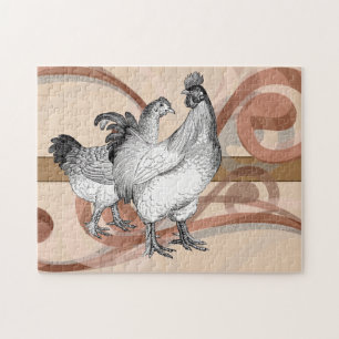 Puzzle Poulets vintages de Cochin