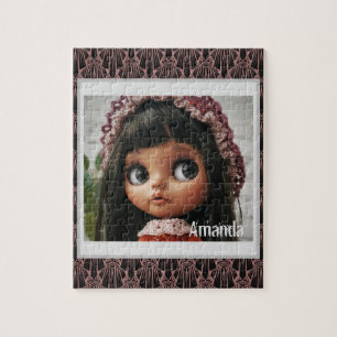 Puzzle Poupée, photo de poupée, cadeau, salutation, Blyth