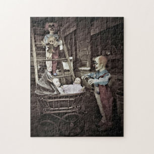 Puzzle Poupées déplaisantes et clowns effrayants