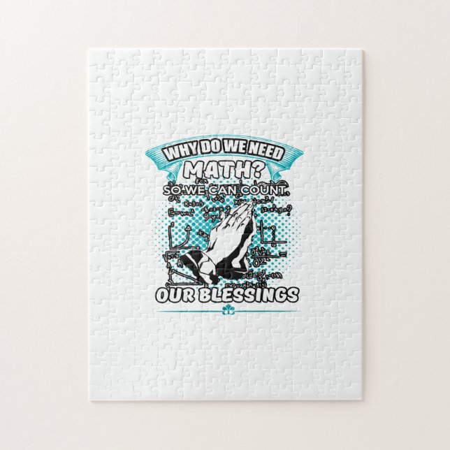 Puzzle pourquoi avons-nous besoin de maths pour pouvoir c (Vertical)