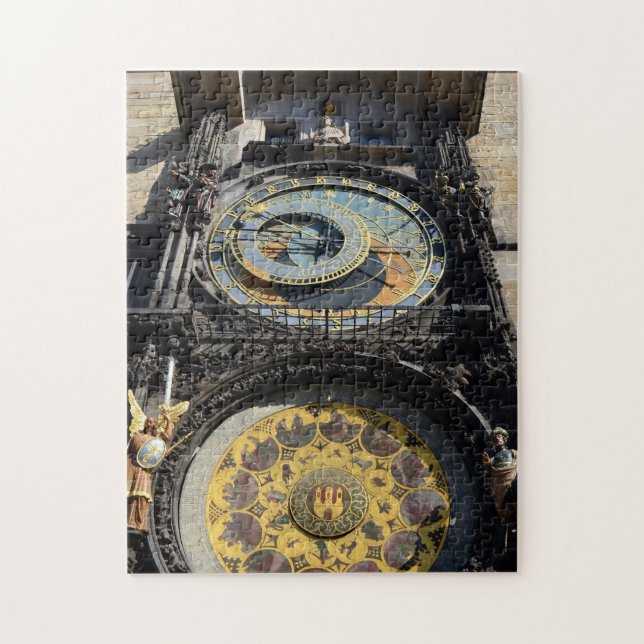 Puzzle Prague & Horloge Astronomique - Orloj /Czechia (Vertical)