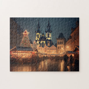 Puzzle Prague nuit en République Tchèque