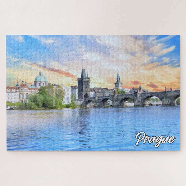 Puzzle Prague, République tchèque (Horizontal)