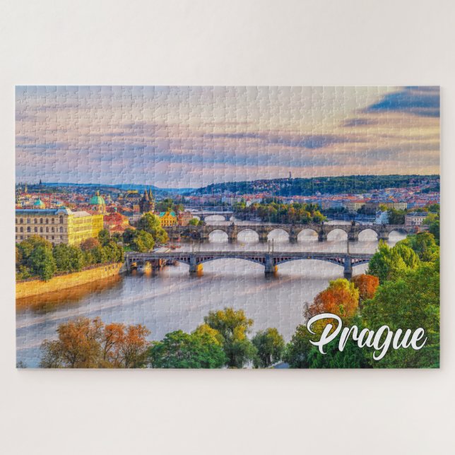 Puzzle Prague, République tchèque (Horizontal)