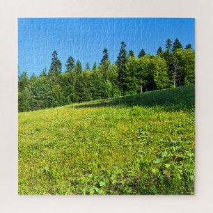 Puzzle Prairie verte des Carpates – Impression de montagn