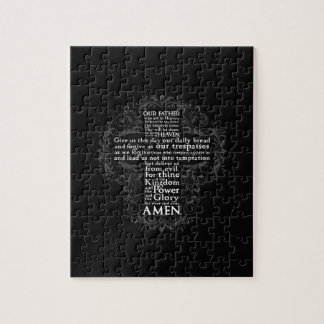 Puzzle Prayer" "cadeau chrétien Jésus de "notre père"
