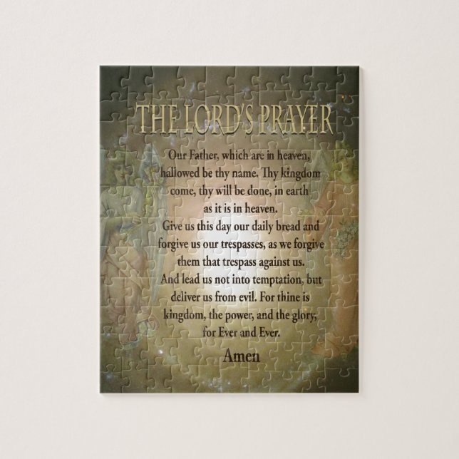 Puzzle Prayer de seigneur (Vertical)