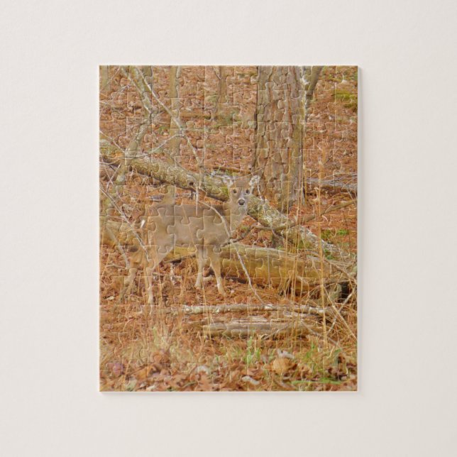 Puzzle Premier hiver du Cerf de Bébé (Vertical)