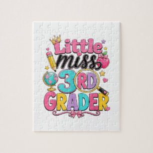 Puzzle Premier jour de la troisième petite Miss 3e année