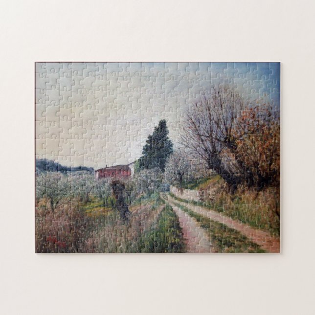 Puzzle PREMIER PRINTEMPS EN GOUVERNALAIS / Paysage Toscan (Horizontal)