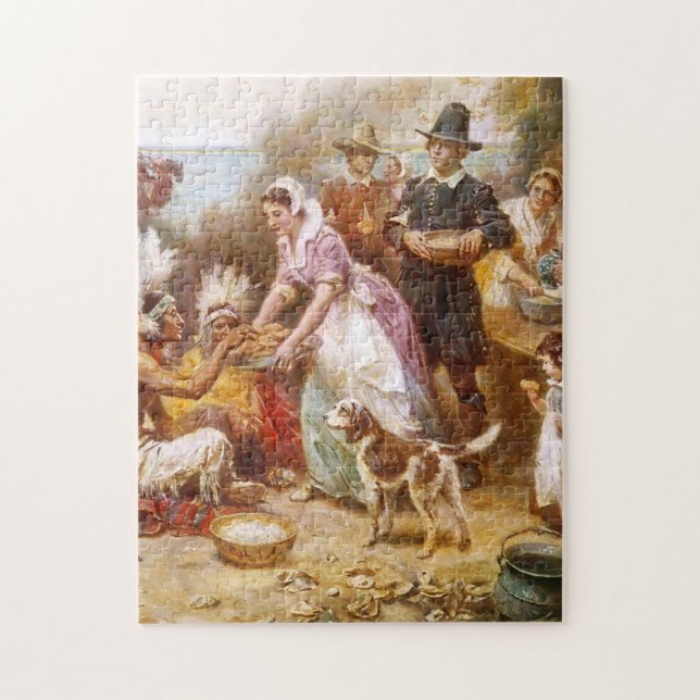 Puzzle Premier Thanksgiving 1621 (Vertical)