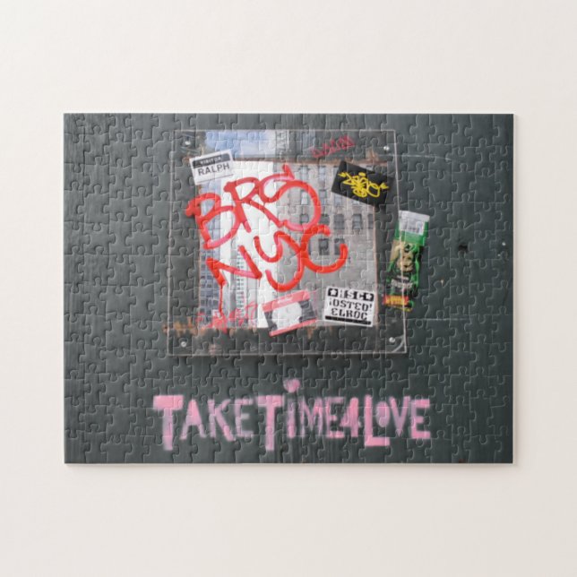 Puzzle Prenez du temps pour l'amour NYC Photographie Graf (Horizontal)