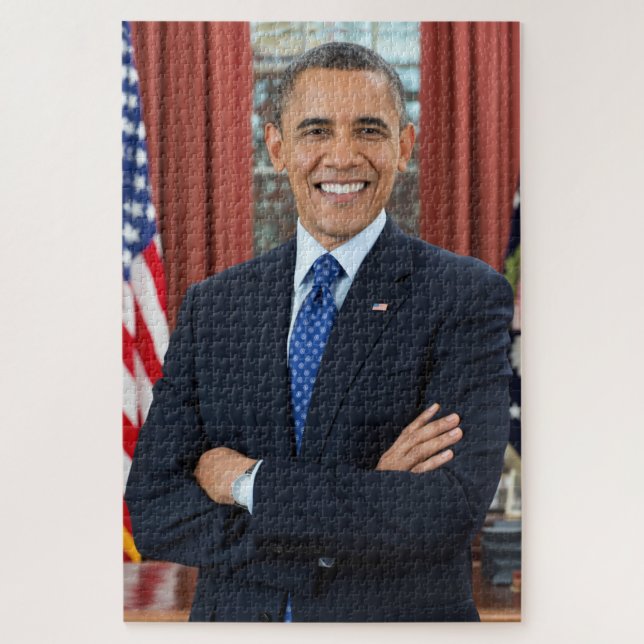 Puzzle Président Barack Obama 2ème mandat Portrait 20 x 3 (Vertical)