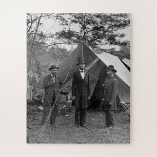 Puzzle Président Lincoln à Antietam Maryland Guerre de Sé