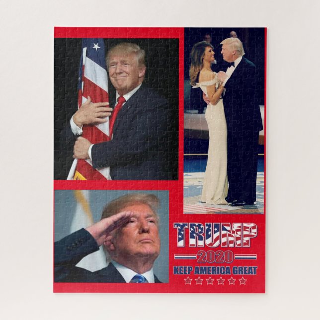 Puzzle Président Trump - Trump 2020 (Vertical)