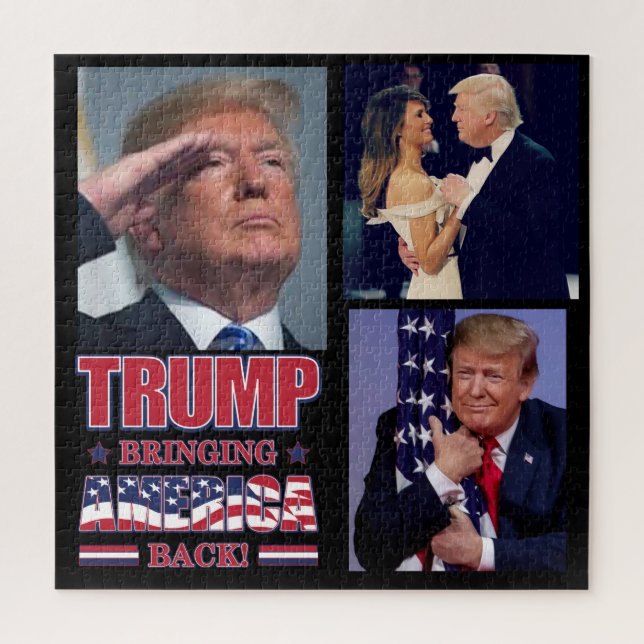Puzzle Président Trump - Trump 2020 (Vertical)