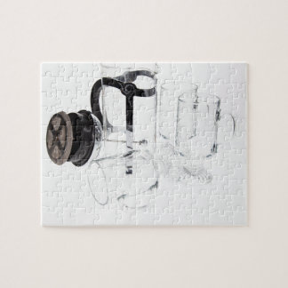 Puzzle presse française (cafetière à piston)