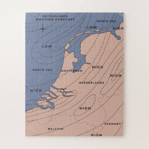 Puzzle Prévisions météo Pays-Bas