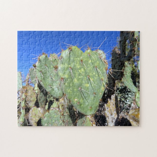 Puzzle Prickly Pear Hearts (Horizontal)
