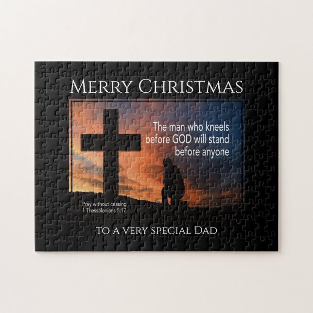 Puzzle Prier | L'HOMME QUI S'INQUIÈTE DEVANT DIEU | Papa  (Horizontal)